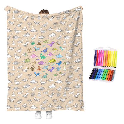 🔥ULTIMO GIORNO DI SALDI 50% DI SCONTO!!🎨✨Kit coperta da colorare creativa e accogliente