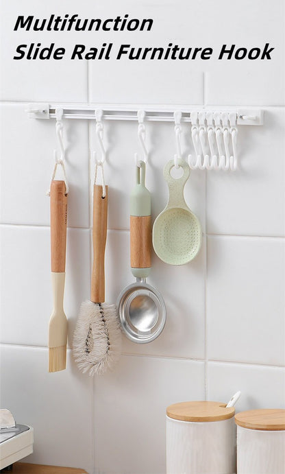 🔥 Appendi Tutto Subito! Porta Utensili a Parete Regolabile Senza Forare – Soluzione Salvaspazio per Cucina, Garage e Officina. Installazione Rapida e Senza Trapano.
