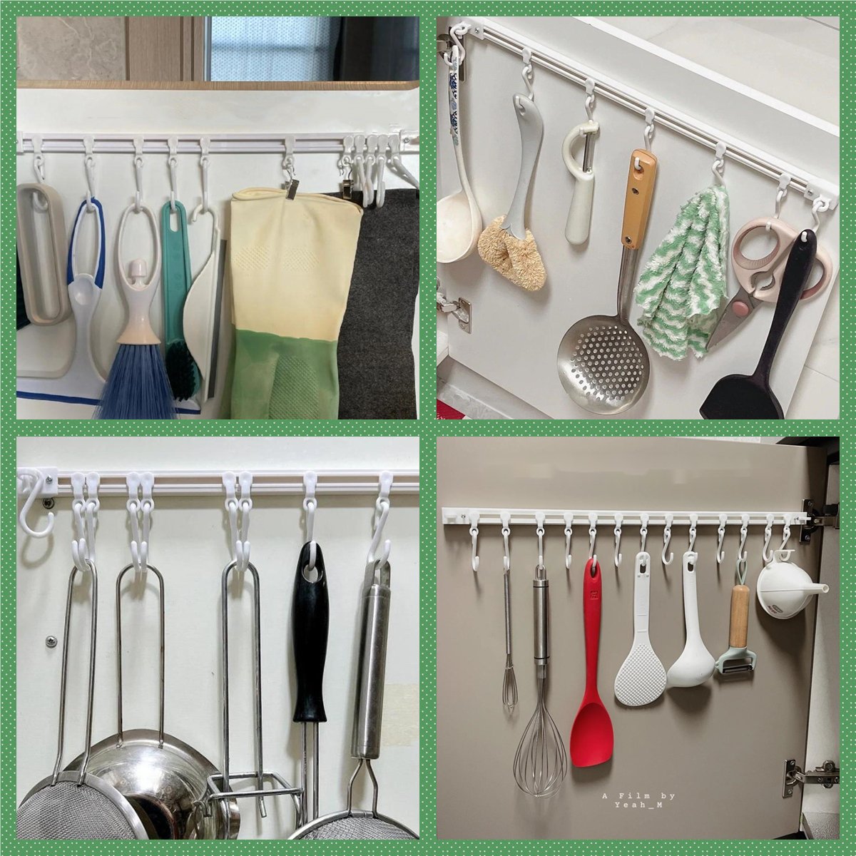 🔥 Appendi Tutto Subito! Porta Utensili a Parete Regolabile Senza Forare – Soluzione Salvaspazio per Cucina, Garage e Officina. Installazione Rapida e Senza Trapano.