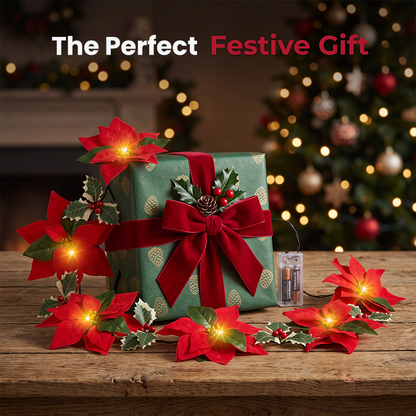 ✨ Ghirlanda Decorativa con Stelle Luminose – Calore Festivo Senza Presa a Muro! ❄️ 50% DI SCONTO! 🎄