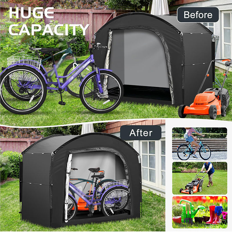 🚲 50% SCONTO! 🏕️ Tenda Rimessaggio Biciclette Portatile – Impermeabile, Spaziosa & Senza Attrezzi – Spazio Esterno Ottimale per Biciclette & Accessori 🔧