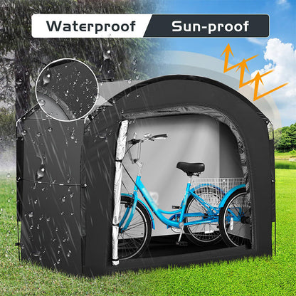 🚲 50% SCONTO! 🏕️ Tenda Rimessaggio Biciclette Portatile – Impermeabile, Spaziosa & Senza Attrezzi – Spazio Esterno Ottimale per Biciclette & Accessori 🔧
