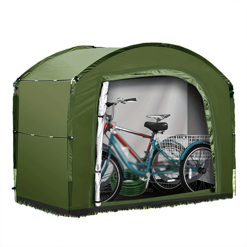 🚲 50% SCONTO! 🏕️ Tenda Rimessaggio Biciclette Portatile – Impermeabile, Spaziosa & Senza Attrezzi – Spazio Esterno Ottimale per Biciclette & Accessori 🔧