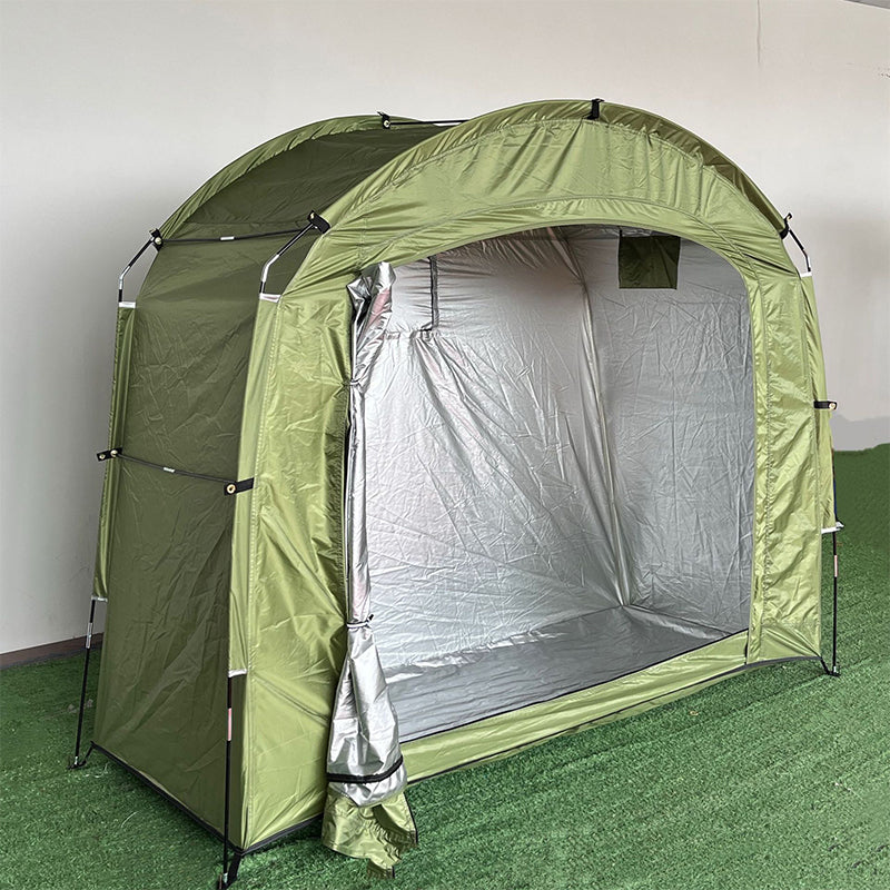 🚲 50% SCONTO! 🏕️ Tenda Rimessaggio Biciclette Portatile – Impermeabile, Spaziosa & Senza Attrezzi – Spazio Esterno Ottimale per Biciclette & Accessori 🔧