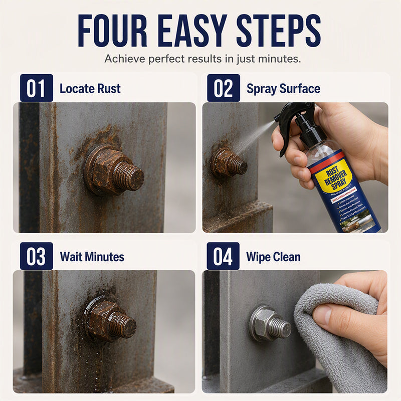 🥳 PREFERITO DEL 2026 🥳 Spray lubrificante e antiruggine – Ripristino istantaneo dei metalli, previene la formazione di ruggine – Applicazione facile con una sola mano! 🔧💨