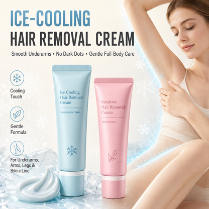 🧴🌸 Crema depilatoria delicata – Pelle vellutata in pochi minuti! ✨