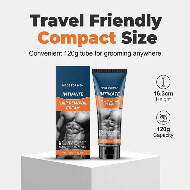 🛒🧖 Crema depilatoria per uomo – Formula delicata per zone intime – Perfetta per una depilazione senza stress. Ordina ora!