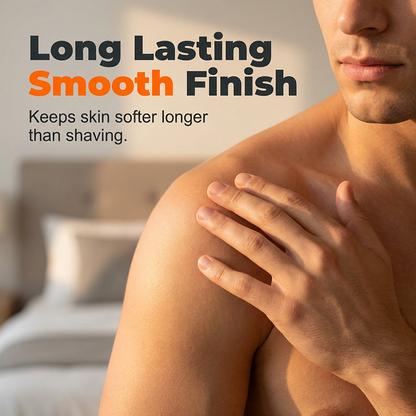 🛒🧖 Crema depilatoria per uomo – Formula delicata per zone intime – Perfetta per una depilazione senza stress. Ordina ora!