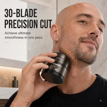 📢📢 50% DI SCONTO !! ⏰ Rasoio elettrico intelligente 2‑in‑1 per testa calva e barba con display digitale