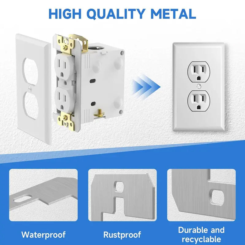 🔥 -50% Oggi: Distanziale per Placca a Parete a Filo – Metallo premium, correzione perfetta della profondità delle prese, installazione professionale e sicura. Per un fissaggio a filo muro senza disallineamenti.