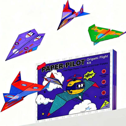 ✈️ SCONTO 50% ORA! ✨ Kit Aeroplani di Carta Fai da Te - Costruisci e Lancia 16 Modelli, Giocattolo STEM Educativo per Bambini 6‑12 Anni 🎯🧠  >