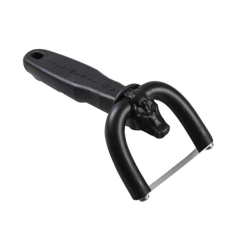 🥩 Raschietto Manuale per Grasso Carne – Lama in Acciaio Inox, Supporto a U, Impugnatura Ergonomica Antiscivolo, 18x8cm, 106g – Per Manzo, Maiale & Grigliate 🔪🍖