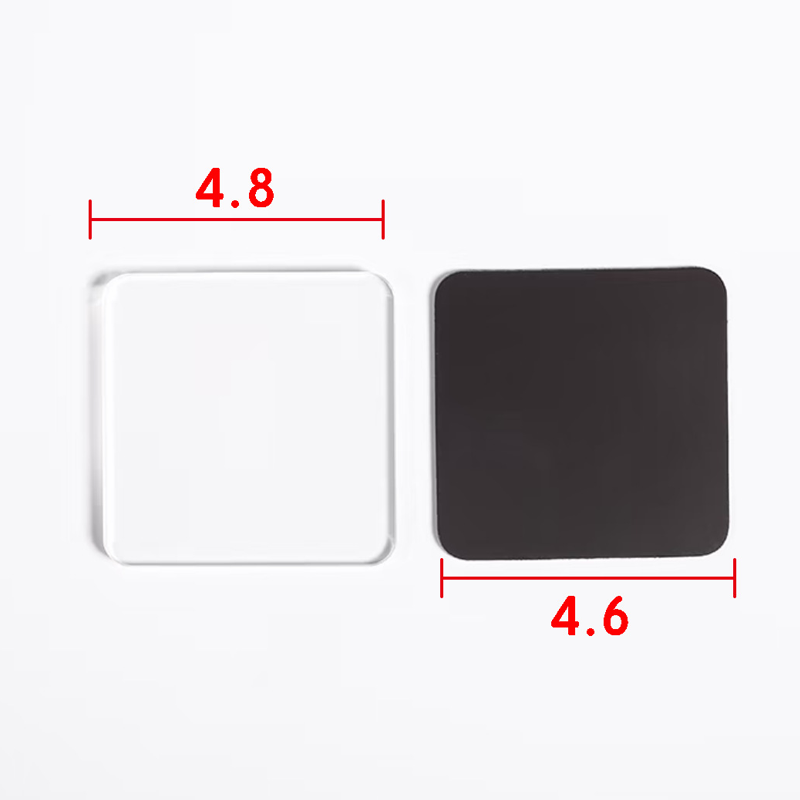 Kit per magneti da frigorifero fai‑da‑te in acrilico trasparente