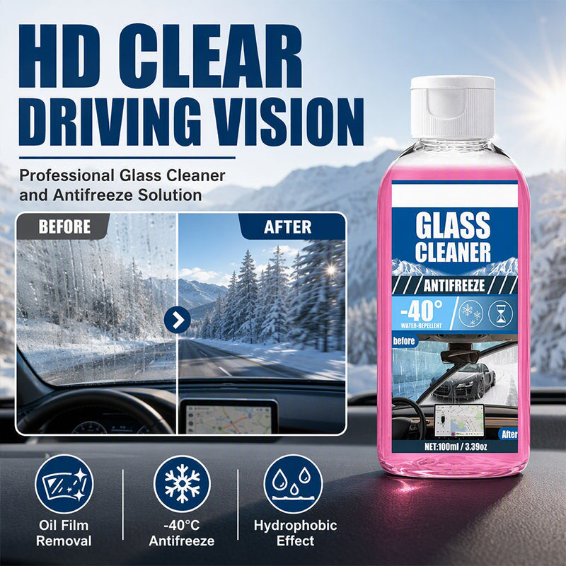 Hydrophobic Antifreeze Car Glass Cleaner