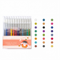 🎨 Set penne glitter ad asciugatura rapida – Ideali per biglietti, planner e scrapbook | Inchiostro brillante valido su carta chiara e scura ✨
