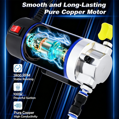 🛍️ Sconto del 50% – Pompa portatile 12 V per l'estrazione dell'olio motore e del cambio – con motore in rame, tubi flessibili e custodia inclusi 🔧
