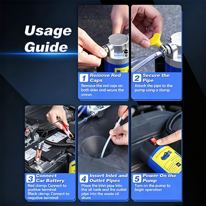 🛍️ Sconto del 50% – Pompa portatile 12 V per l'estrazione dell'olio motore e del cambio – con motore in rame, tubi flessibili e custodia inclusi 🔧