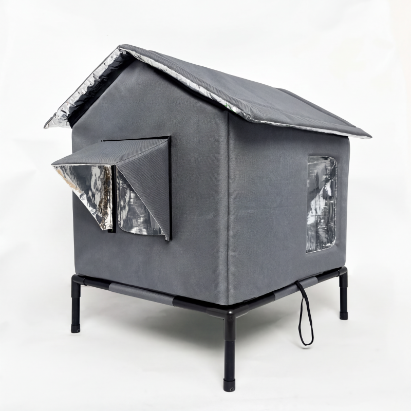 🔥 -50% Oggi: Casetta per Gatti da Esterno Sopraelevata – Tessuto Oxford impermeabile, rivestimento in alluminio termico, design pieghevole, ideale per tutte le stagioni.