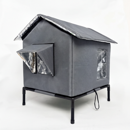 🔥 -50% Oggi: Casetta per Gatti da Esterno Sopraelevata – Tessuto Oxford impermeabile, rivestimento in alluminio termico, design pieghevole, ideale per tutte le stagioni.