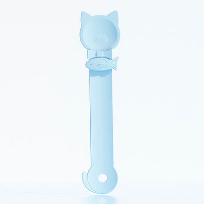 🥳OFFERTA SPECIALE🥳💞Oltre 50.000 venduti! Cucchiaio per gatti! Senza BPA, utilizzabile con una sola mano, dotato di ampia paletta per un'alimentazione pulita. Non perdertelo! ✅