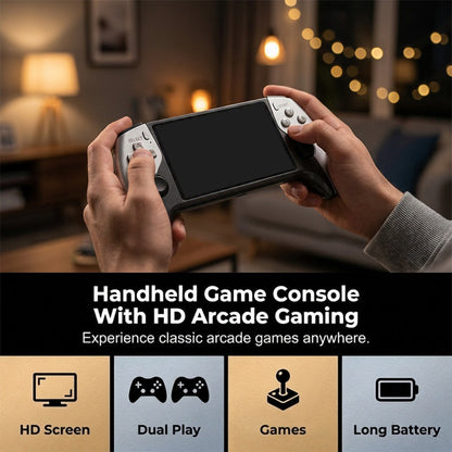 🎮🕹️ 50% DI SCONTO! Console portatile da gioco – Modalità battaglia per due giocatori, impugnatura ergonomica. Schermo HD da 5 pollici, batteria a lunga durata. Divertimento retrò ovunque tu sia! ✨🔋