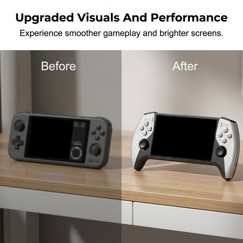 🎮🕹️ 50% DI SCONTO! Console portatile da gioco – Modalità battaglia per due giocatori, impugnatura ergonomica. Schermo HD da 5 pollici, batteria a lunga durata. Divertimento retrò ovunque tu sia! ✨🔋