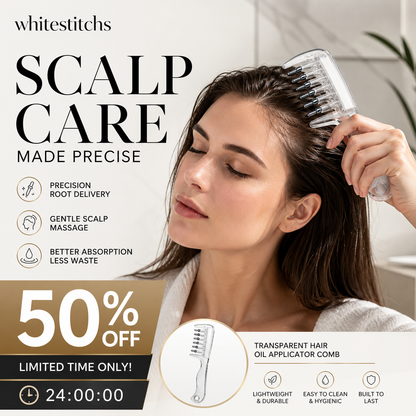 🥳VENDITA CALDA🥳💞OLTRE 10.000 PEZZI VENDUTI! Pettine per Olio per Capelli. Rulli di precisione, erogazione uniforme e massaggio del cuoio capelluto. Nessuno spreco, nessun disordine – acquistalo subito! ✅