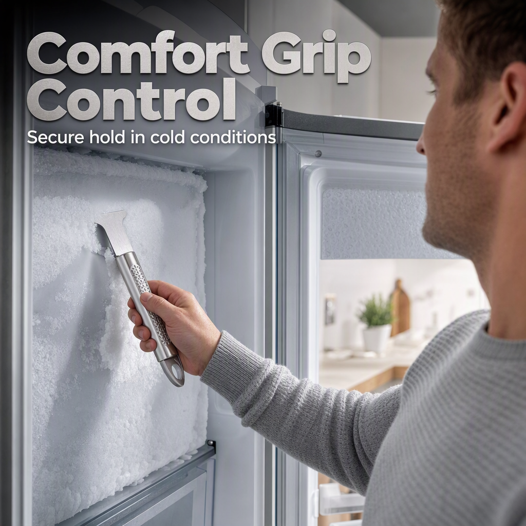 🎁Compra di più, risparmia di più🎁Gratta Ghiaccio in Acciaio Inox per Congelatore