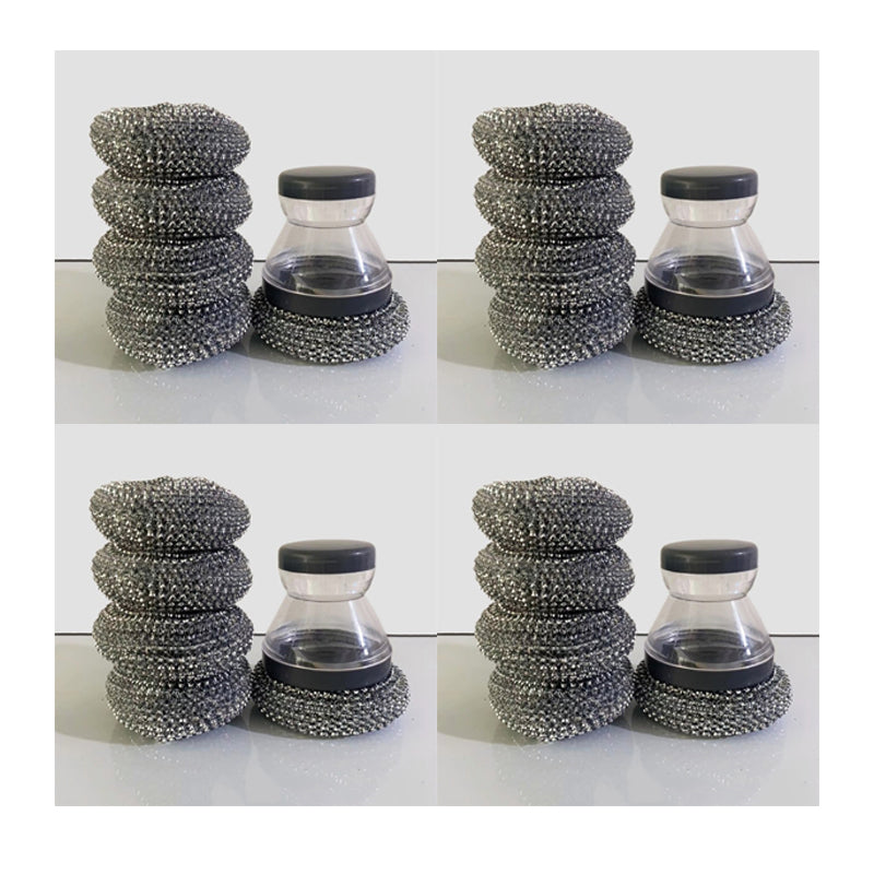 🥳 OFFERTA SPECIALE 🥳💞 Oltre 10.000 venduti! Spazzola lavapentole con dosatore di detersivo integrato, antigraffio ed ergonomica. Pulisci le pentole con facilità! ✅