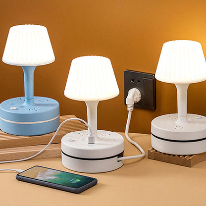 💡 Lampada da comodino con prese AC e porte USB