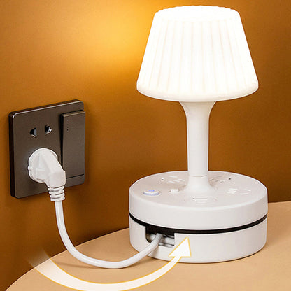 💡 Lampada da comodino con prese AC e porte USB