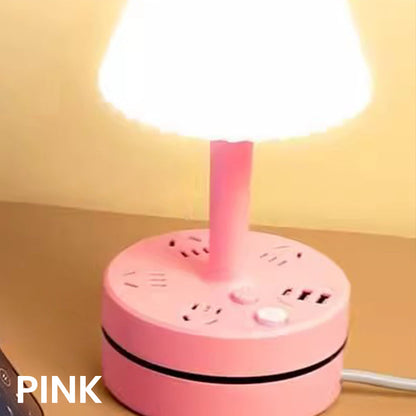💡 Lampada da comodino con prese AC e porte USB