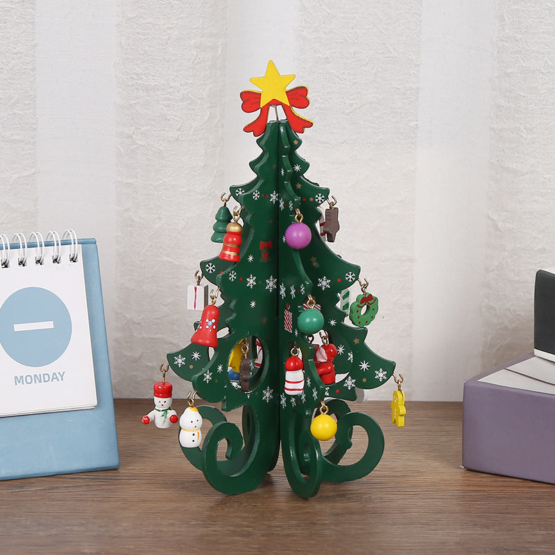 🎄 Set di decorazioni per albero di Natale in legno fai‑da‑te – Costruisci, decora e divertiti! ✨
