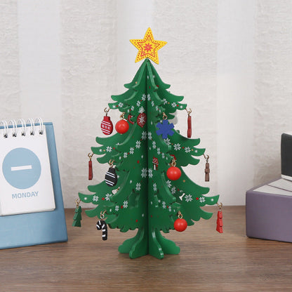 🎄 Set di decorazioni per albero di Natale in legno fai‑da‑te – Costruisci, decora e divertiti! ✨