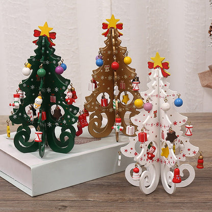 🎄 Set di decorazioni per albero di Natale in legno fai‑da‑te – Costruisci, decora e divertiti! ✨