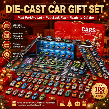 🔥 50% DI SCONTO 🚗 Set gioco garage auto pieghevole – parcheggia, gioca e riponi in pochi secondi ✨