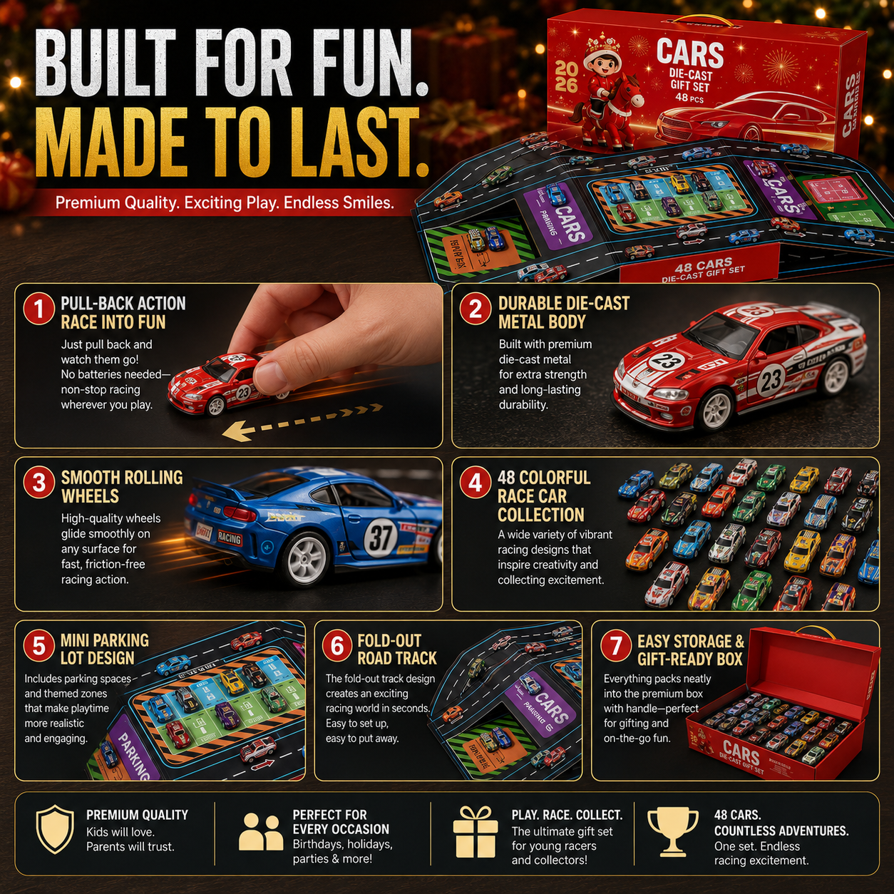 🔥 50% DI SCONTO 🚗 Set gioco garage auto pieghevole – parcheggia, gioca e riponi in pochi secondi ✨