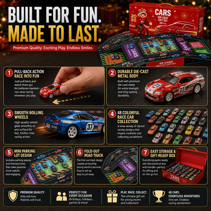 🔥 50% DI SCONTO 🚗 Set gioco garage auto pieghevole – parcheggia, gioca e riponi in pochi secondi ✨