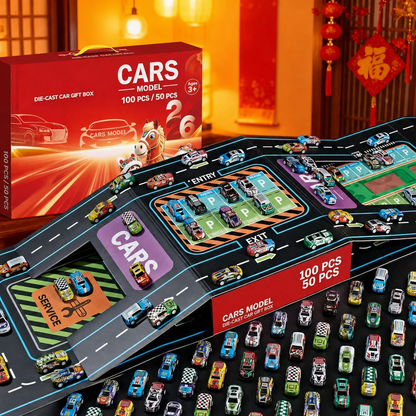 🔥 50% DI SCONTO 🚗 Set gioco garage auto pieghevole – parcheggia, gioca e riponi in pochi secondi ✨