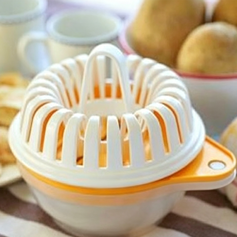 Set fai da te per preparare le patatine fritte nel microonde, completo di ciotola affettatrice.