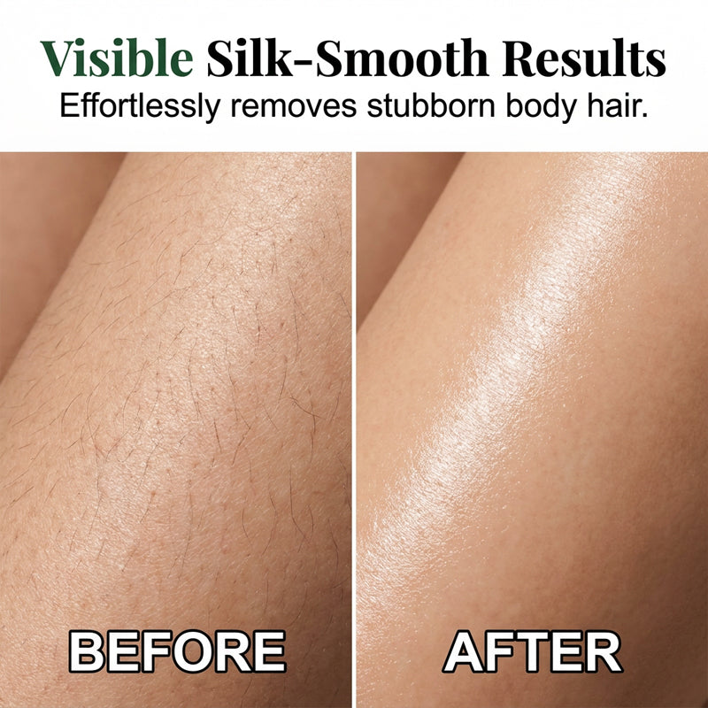 Crema depilatoria dalla texture setosa