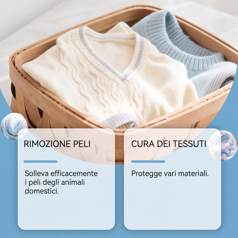 🔥Sconto del 50% ultimo giorno!🔥Sfere di lavaggio riutilizzabili per rimuovere i peli degli animali domestici