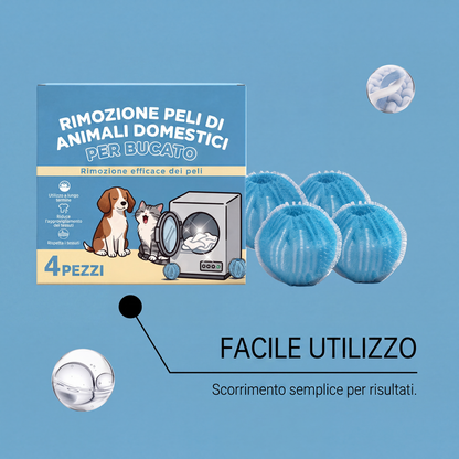 🔥Sconto del 50% ultimo giorno!🔥Sfere di lavaggio riutilizzabili per rimuovere i peli degli animali domestici