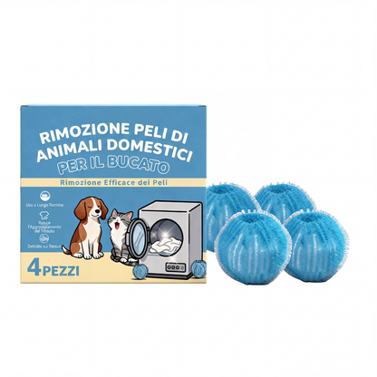 🔥Sconto del 50% ultimo giorno!🔥Sfere di lavaggio riutilizzabili per rimuovere i peli degli animali domestici