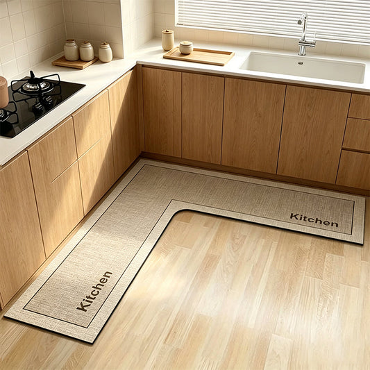 🎉50% DI SCONTO! 🧉💧 Tappeto da Cucina Antiscivolo ad Asciugatura Rapida L — Assorbe Acqua e Olio, Non Scivola, Massimo Comfort Mentre Cucini. 🏠