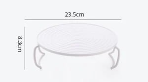 🍽️ Vassoio Pieghevole 2-in-1 per Microonde – Riscalda Due Pietanze Insieme | Manici Cool-Touch Antiscottatura | Silicone Alimentare Senza BPA | Antiscivolo e Salvaspazio | Ø 23,5 × 8,3 cm ✨