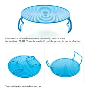 🍽️ Vassoio Pieghevole 2-in-1 per Microonde – Riscalda Due Pietanze Insieme | Manici Cool-Touch Antiscottatura | Silicone Alimentare Senza BPA | Antiscivolo e Salvaspazio | Ø 23,5 × 8,3 cm ✨