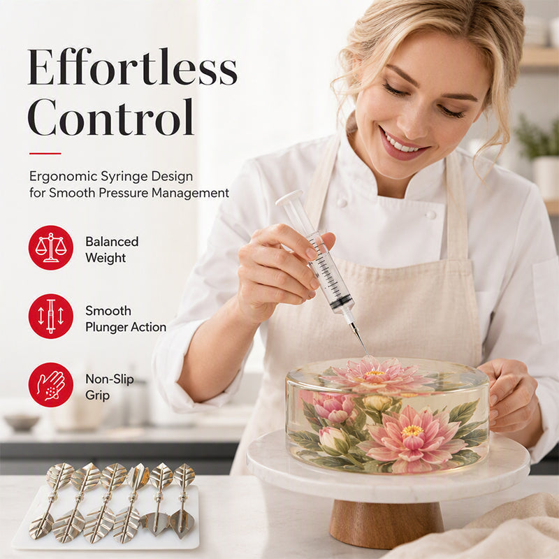 🔥 -50% Oggi: Strumenti per l’Arte con Gelatina 3D – Set completo per creare fiori e decorazioni in gelatina, aghi e punte di precisione, facile per principianti.