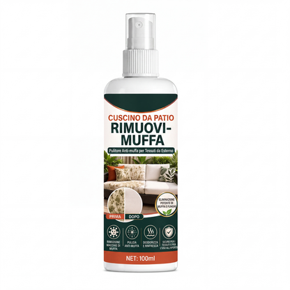 Spray antimuffa per cuscini da patio