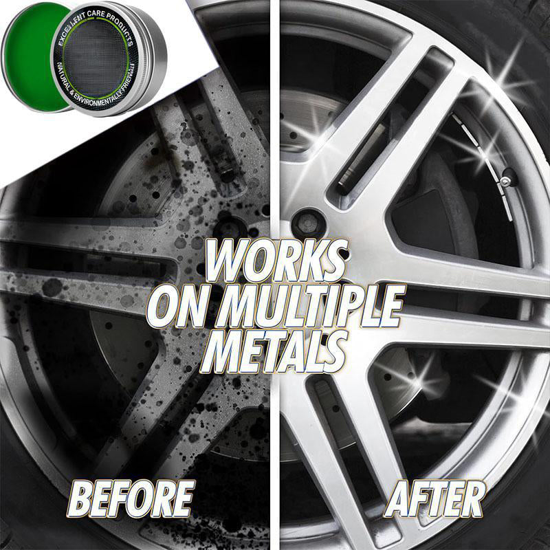 Cera lucidante metallica multiuso per specchi e brillantezza